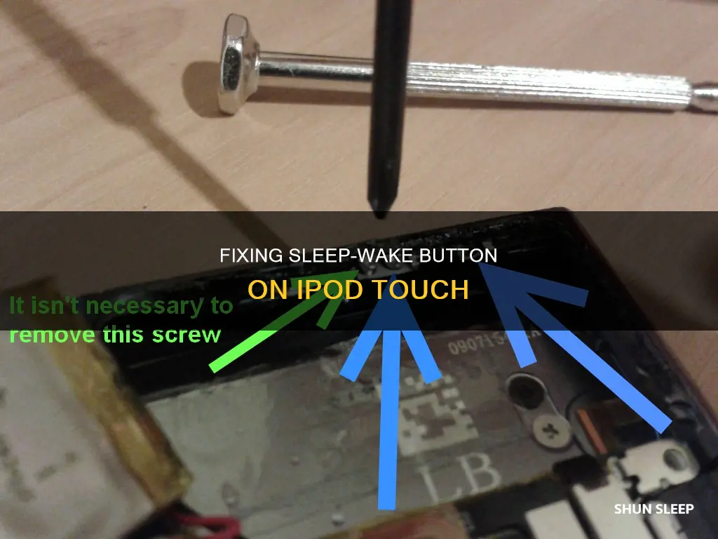 how to fix sleep wake button on ipod touch