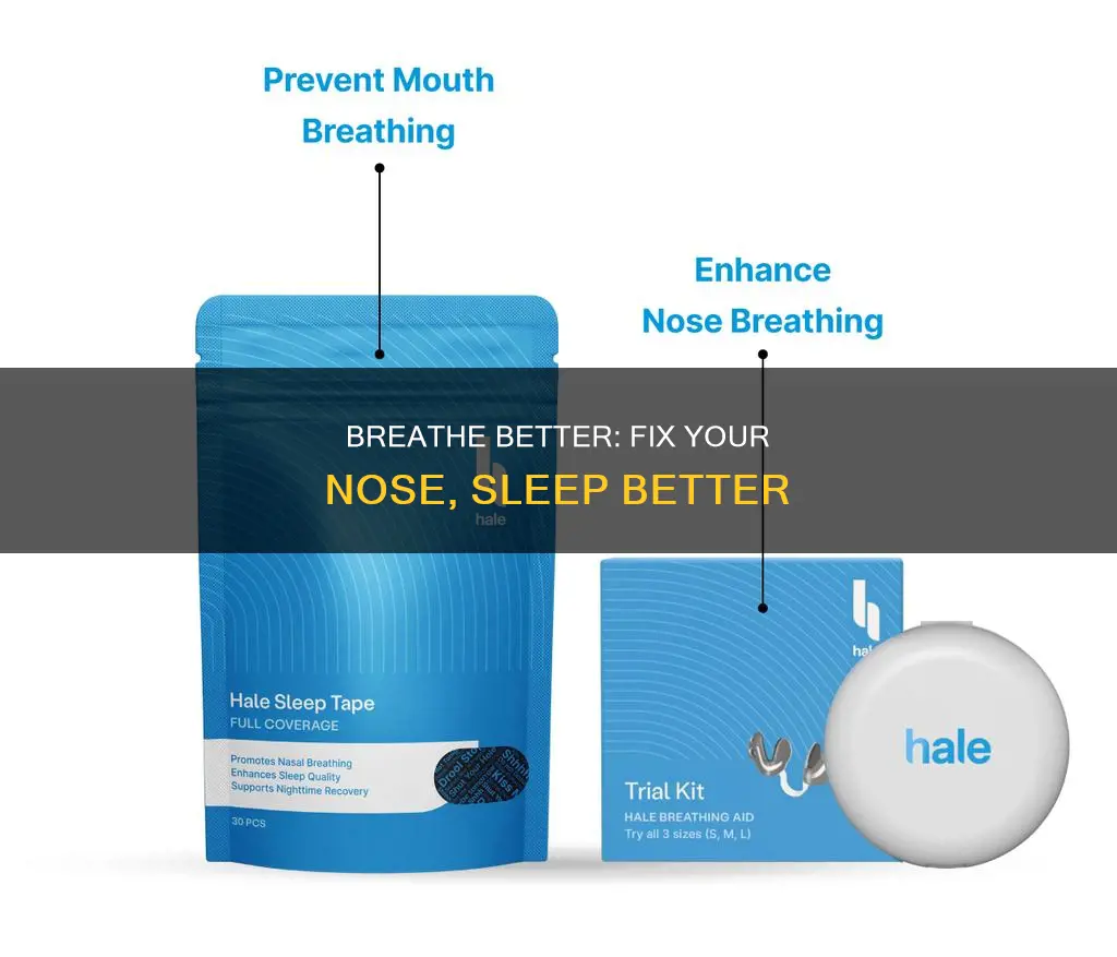 how to fix your nose to sleep better