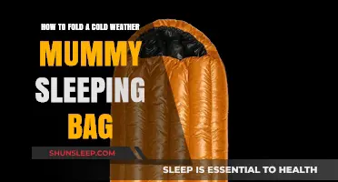 Folding a Cold-Weather Mummy Sleeping Bag: A Step-by-Step Guide