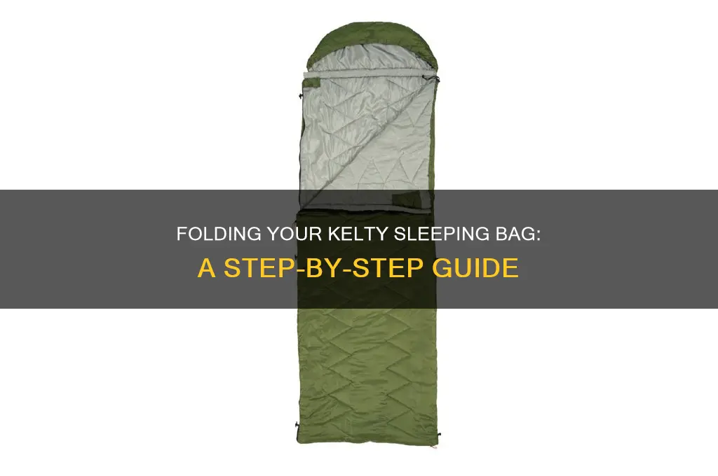 how to fold a kelty sleeping bag