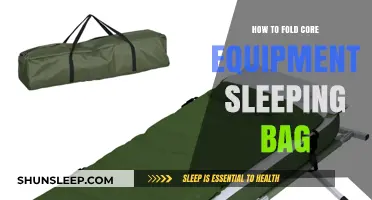 Folding Your Core Equipment Sleeping Bag: A Step-by-Step Guide