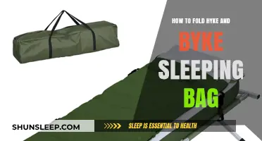 Hyke & Byke Sleeping Bag: Folding Guide