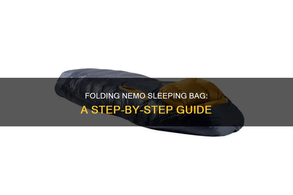how to fold nemo sleeping bag