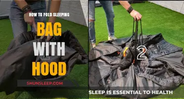 Folding a Sleeping Bag: Hooded Edition