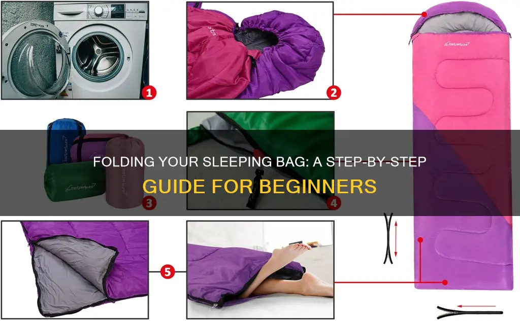 how to fold the sleeping bag back for the originals