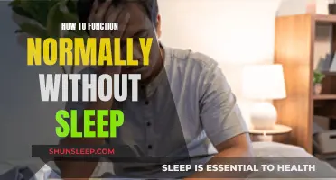 Surviving Sleepless: Functioning Without Sleep