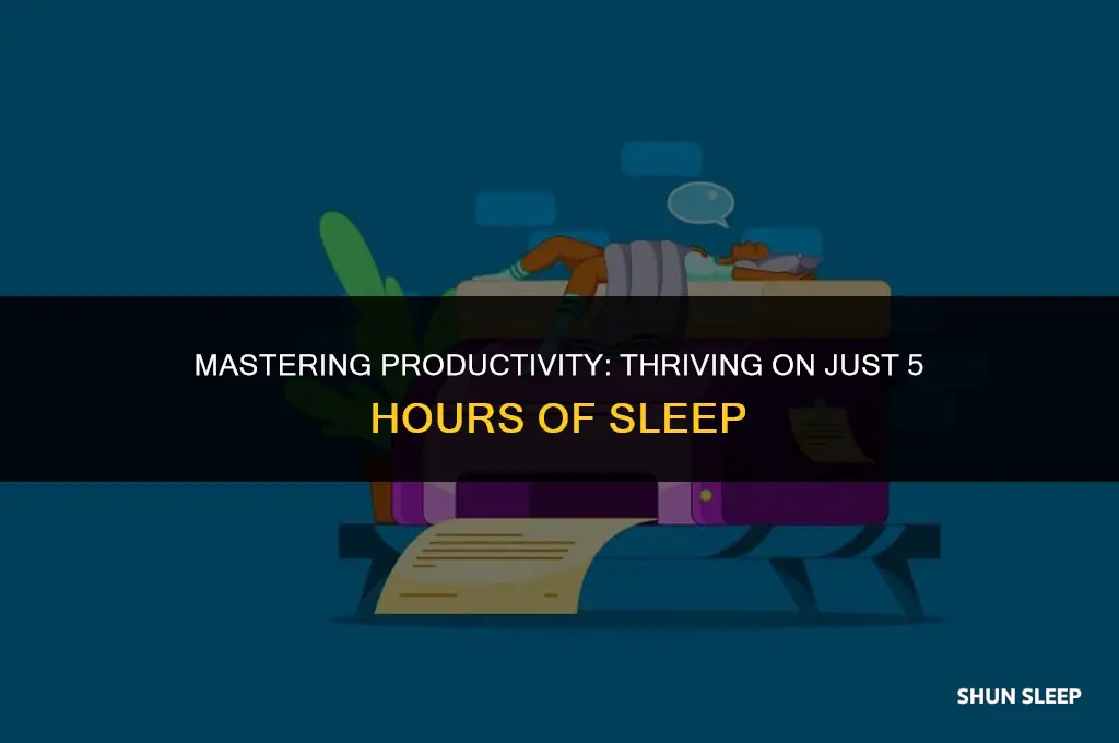 how to function on 5 hours of sleep