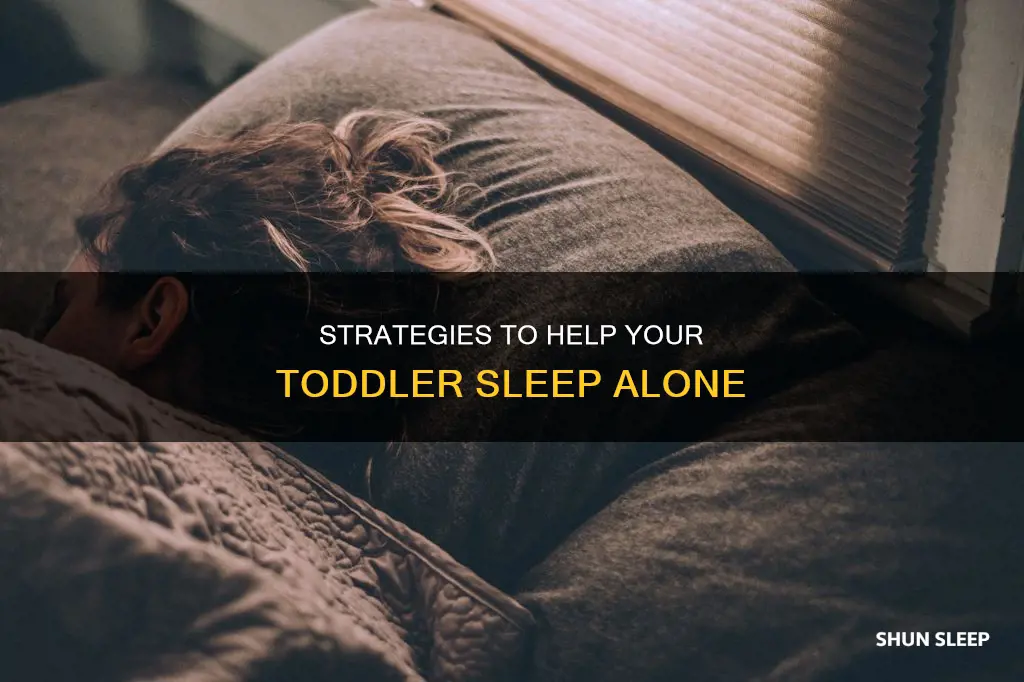 how to ge a 4 year old to sleep alone