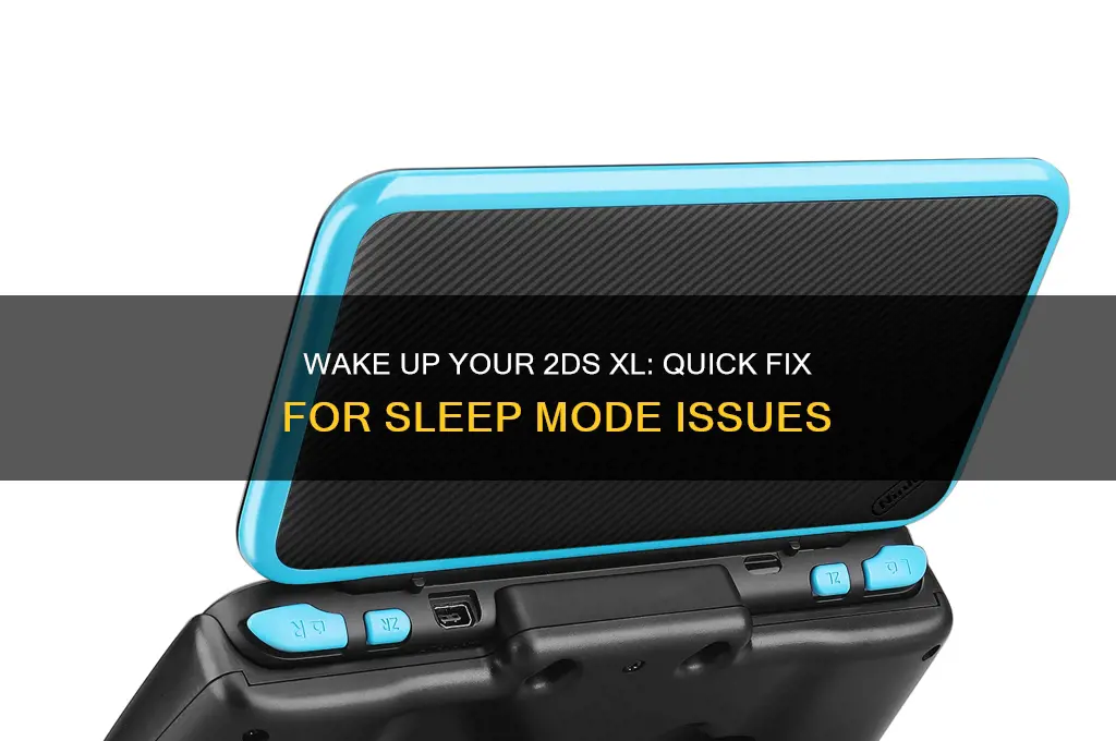 how to get 2ds xl out of sleep mode