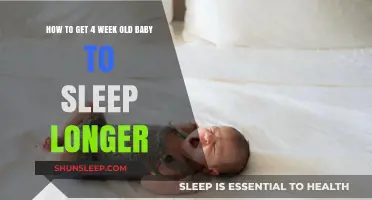 Helping Your 4-Week-Old Baby Sleep Longer: Expert Tips and Tricks