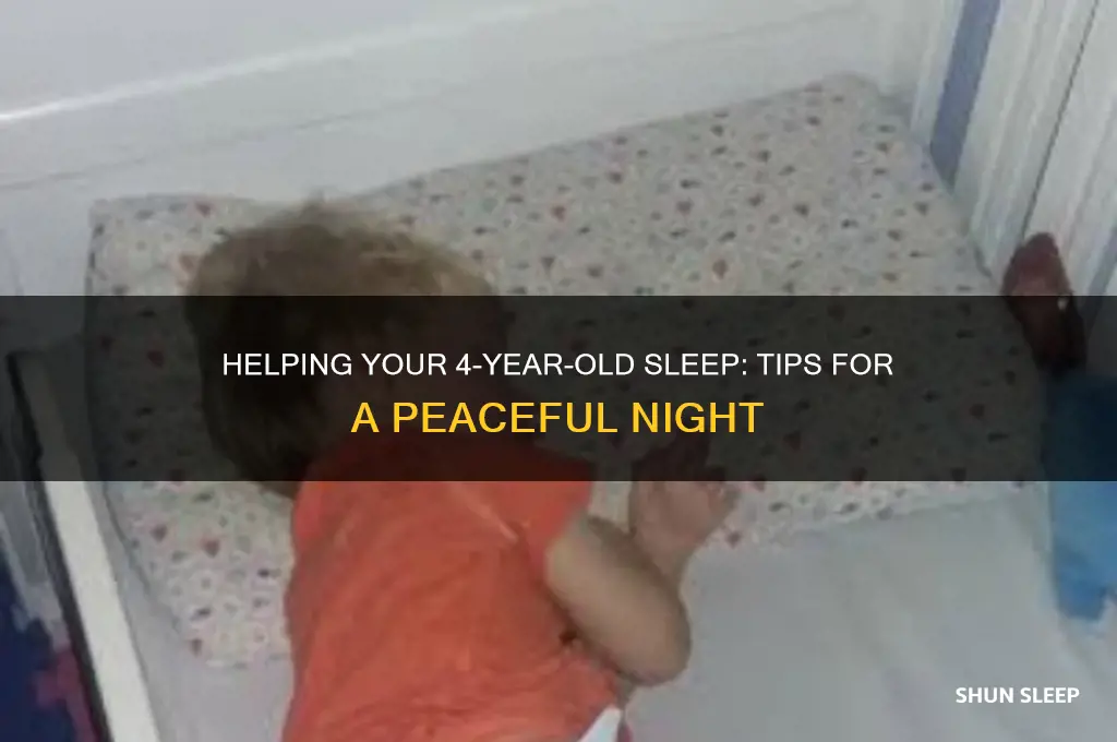 how to get 4 year old to sleep