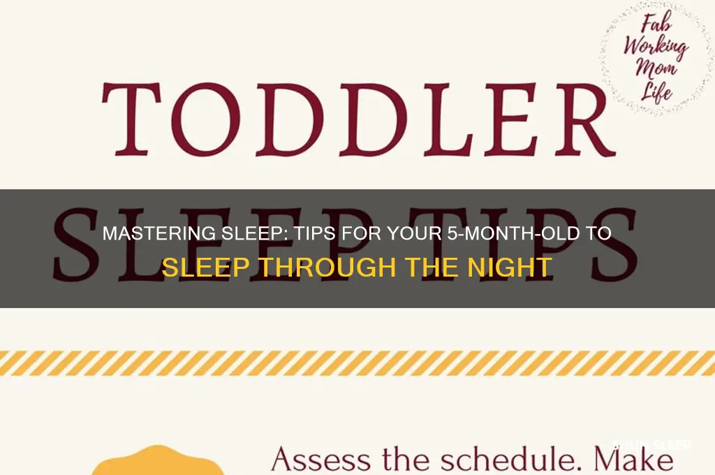how to get 5 month old to sleep through