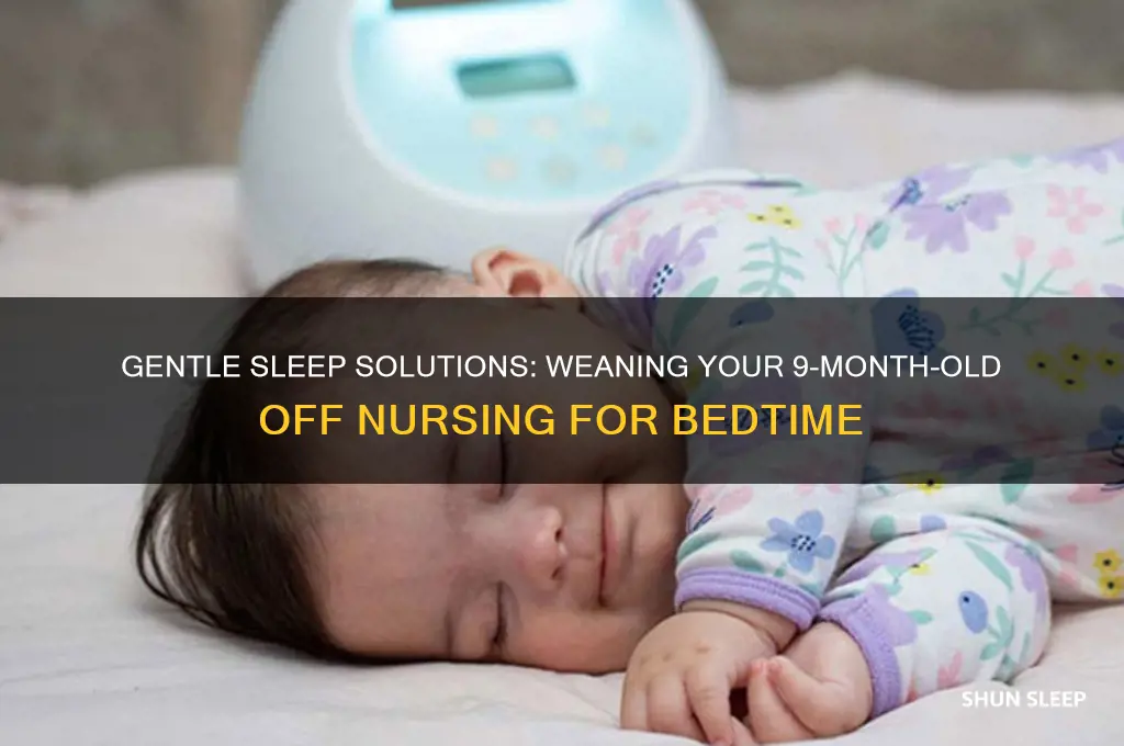 how to get 9 month old to sleep without nursing