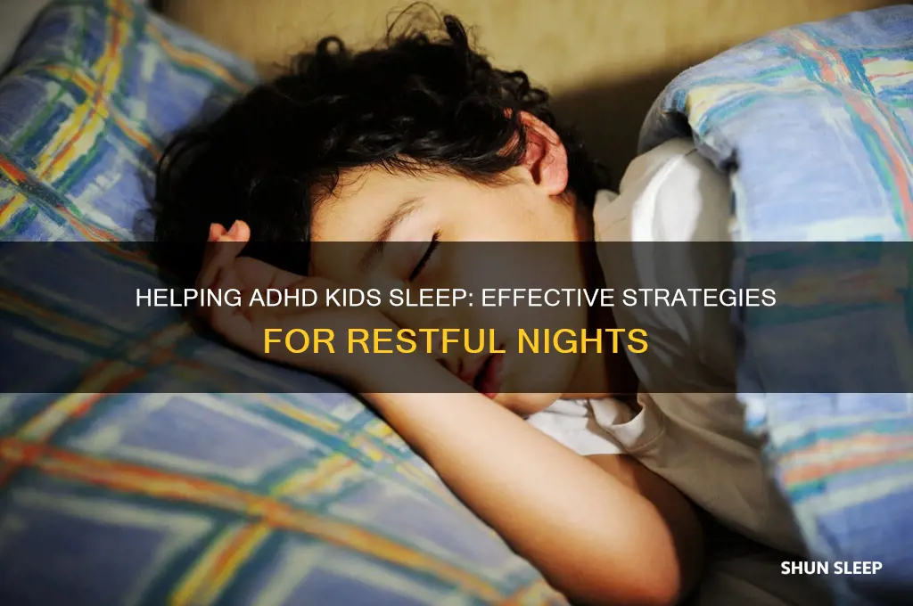 how to get a adhd child to sleep