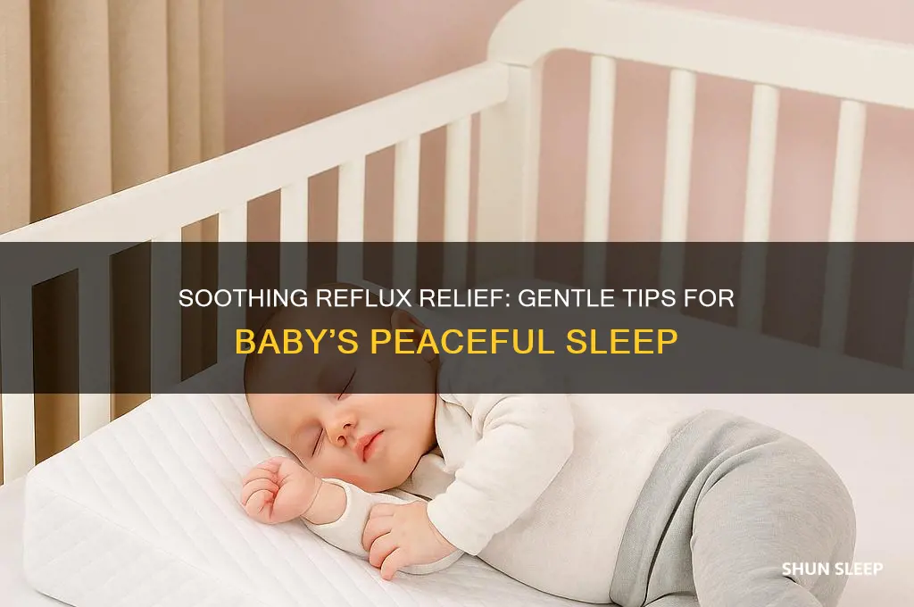 how to get a baby to sleep with reflux