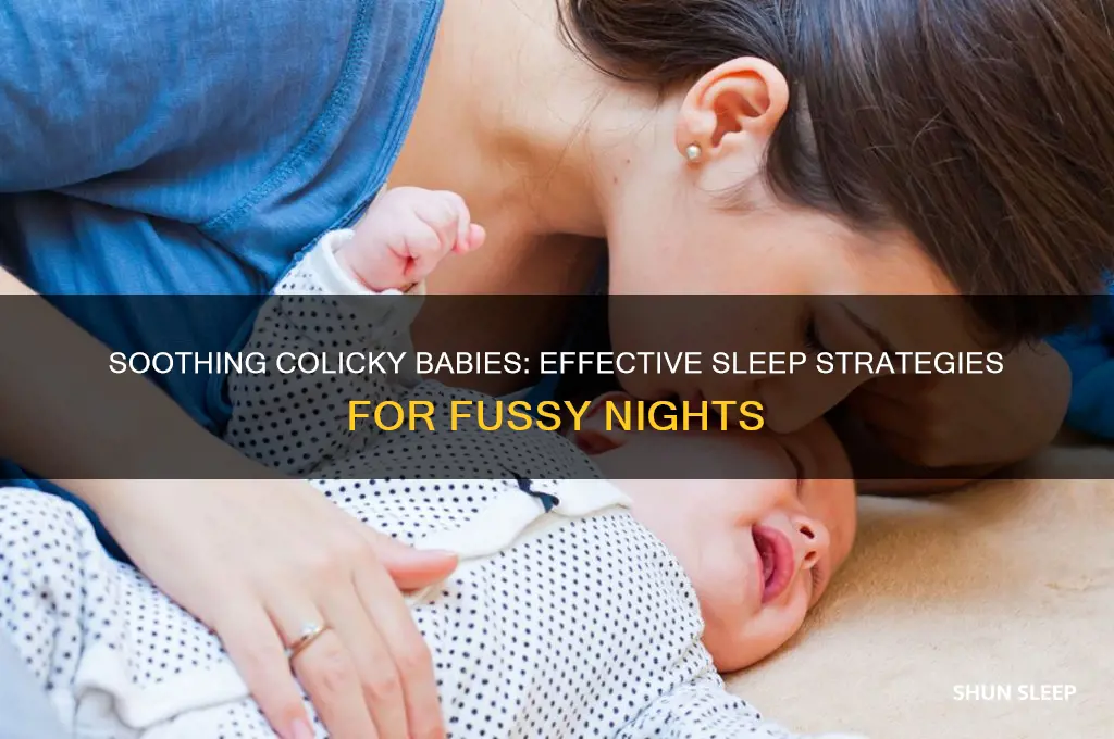 how to get a baby with colic to sleep