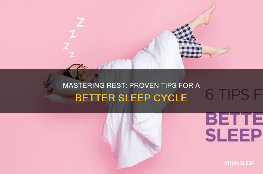 how to get a better sleep cycle