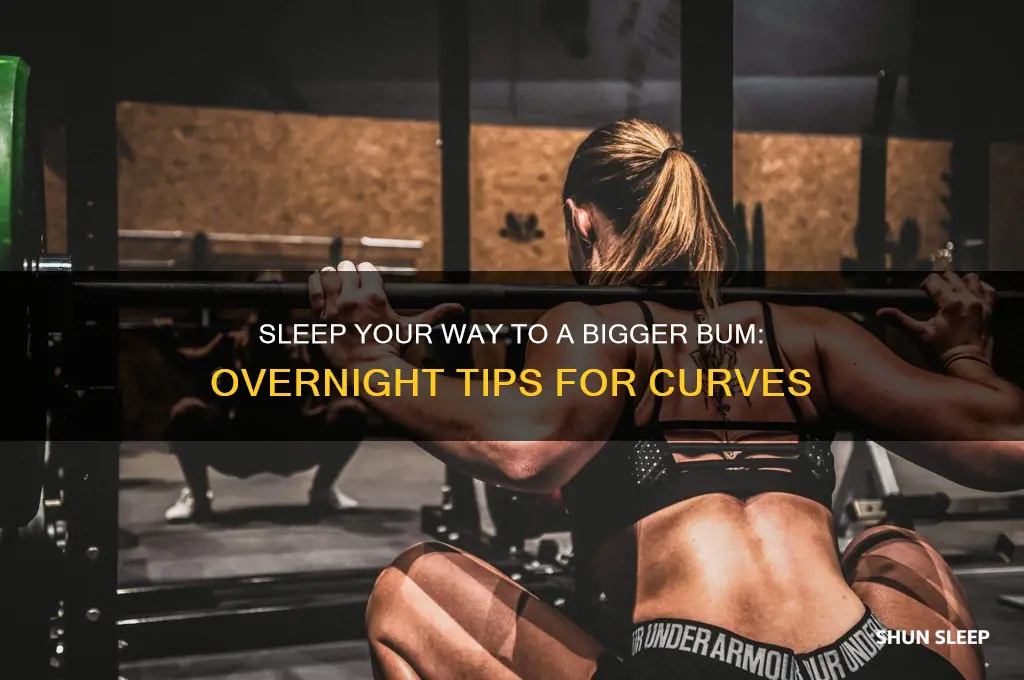 how to get a bigger bum while sleeping
