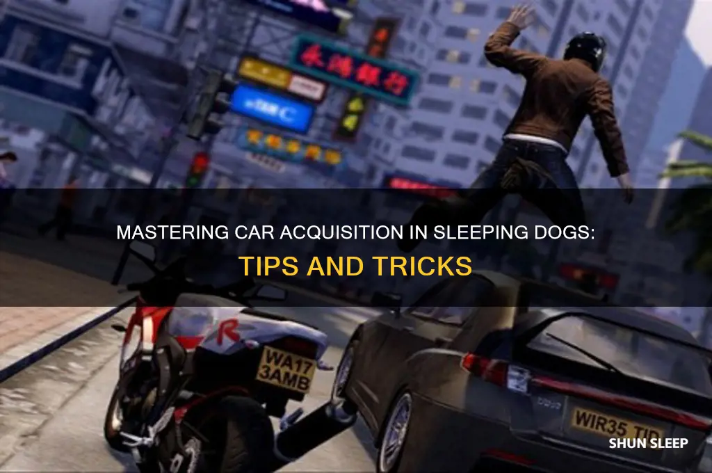 how to get a car in sleeping dogs