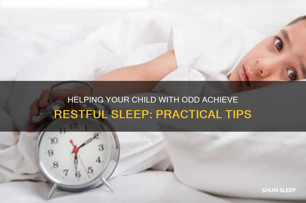 how to get a child with odd to sleep