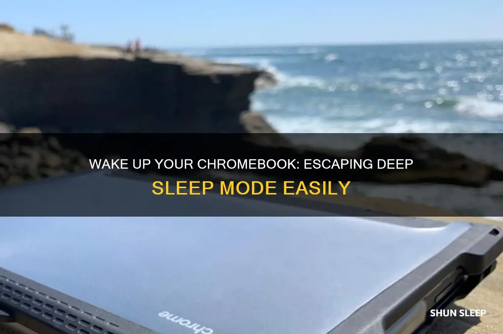 how to get a chromebook out of deep sleep mode