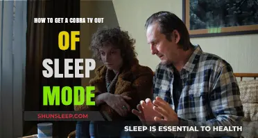 Wake Up Your Cobra TV: Quick Fix for Sleep Mode Issues