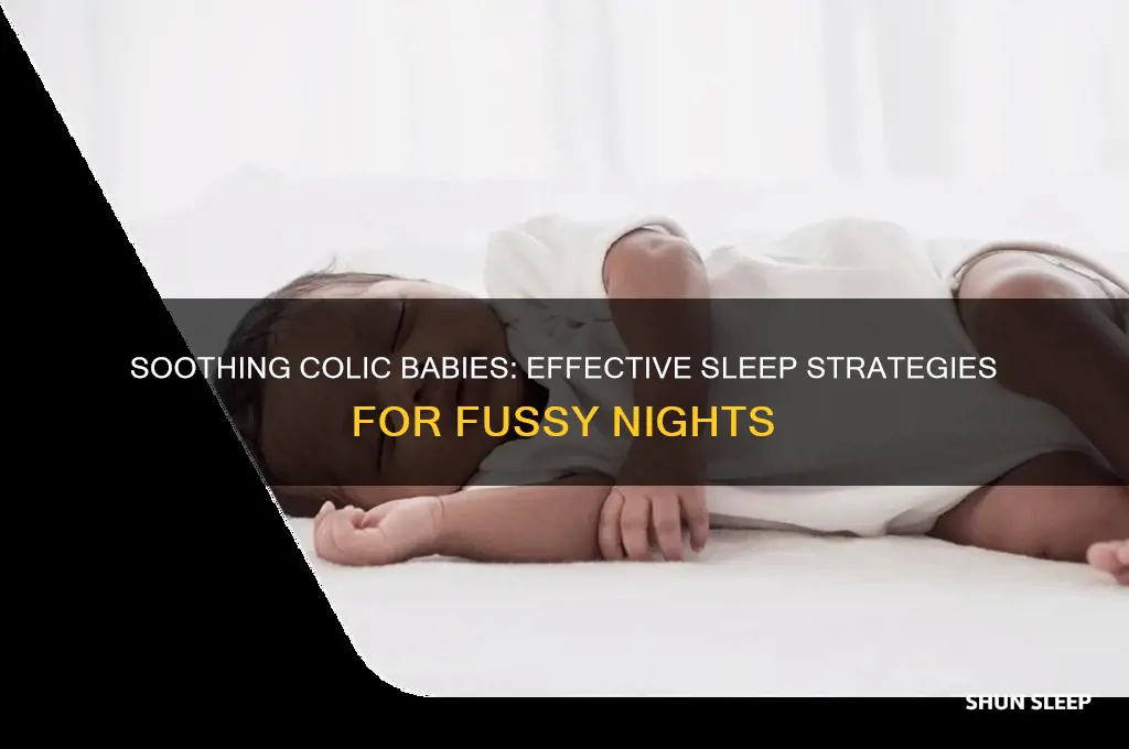 how to get a colic baby to sleep
