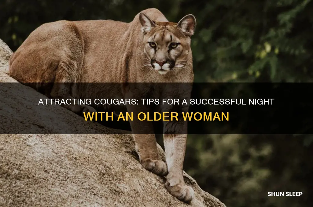 how to get a cougar to sleep with you