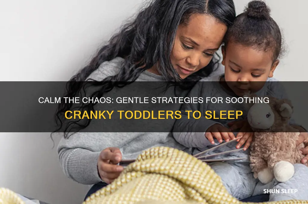 how to get a cranky toddler to sleep
