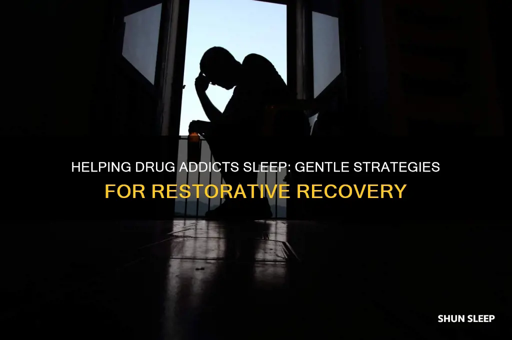 how to get a drug addict to sleep