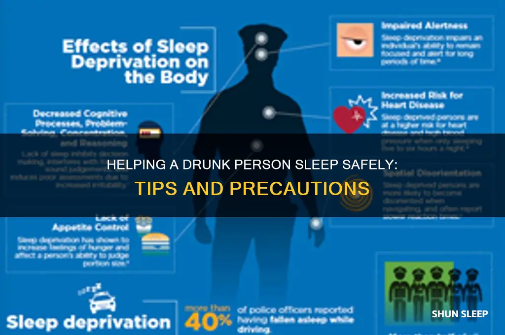 how to get a drunk person to sleep
