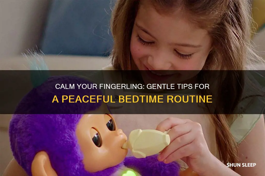 how to get a fingerling to go to sleep