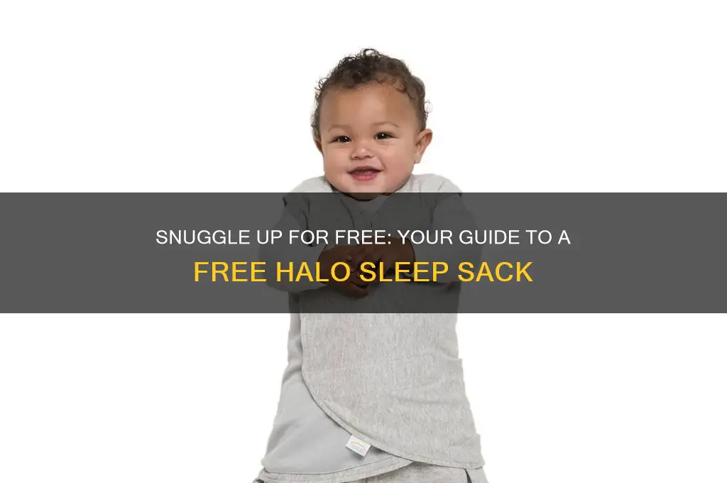 how to get a free halo sleep sack
