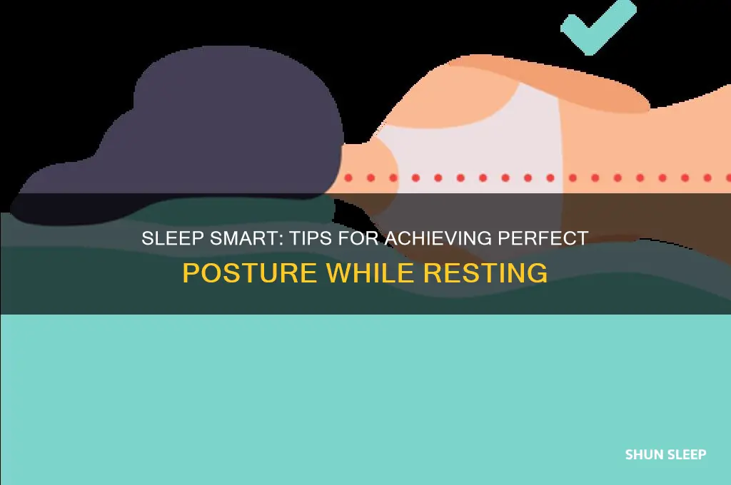 how to get a good posture while sleeping