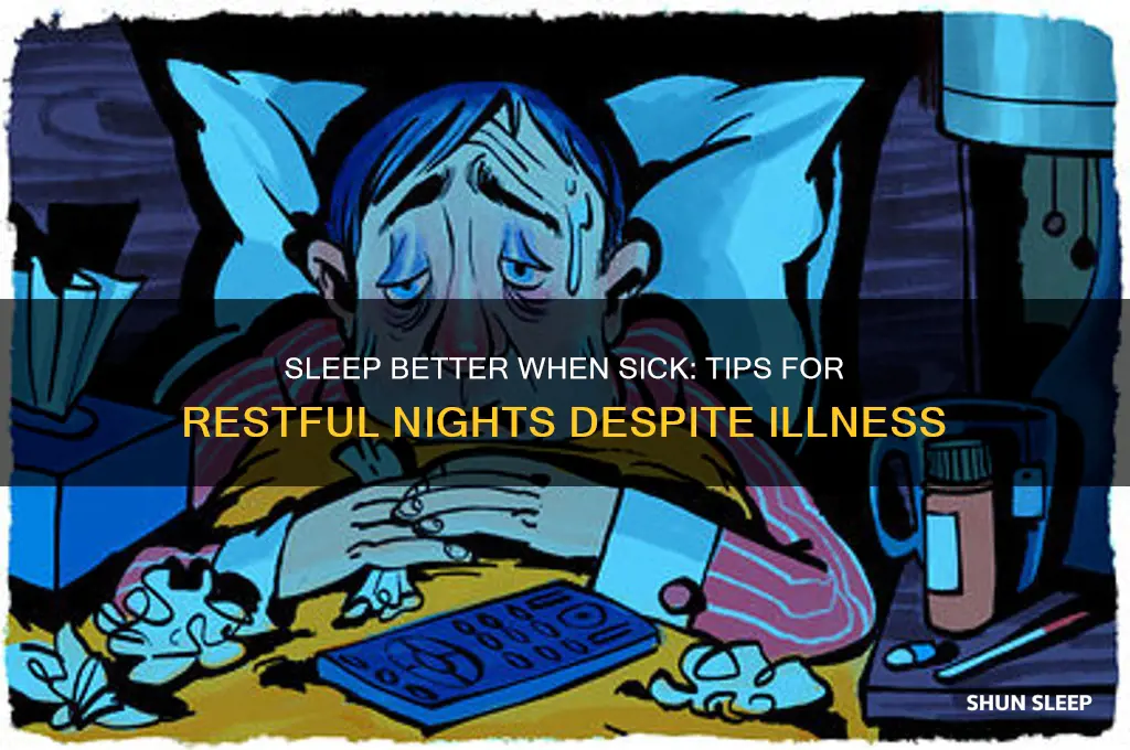 how to get a good sleep while sick