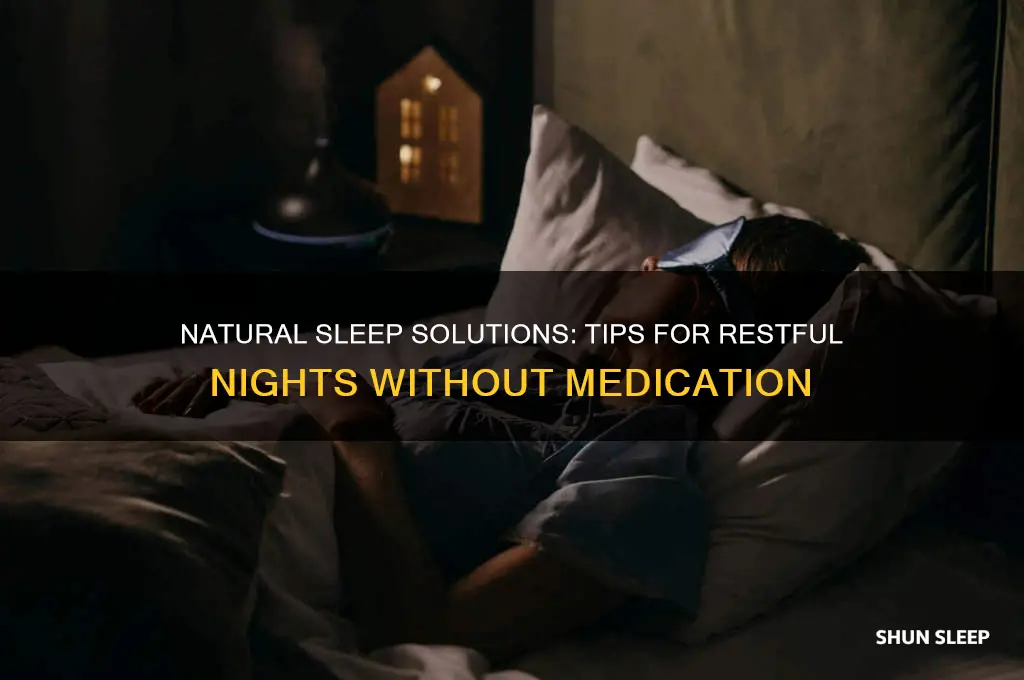 how to get a good sleep without sleeping pills