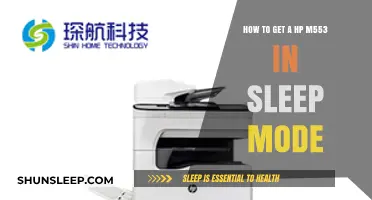 Efficiently Activate Sleep Mode on Your HP M553 Printer: A Guide