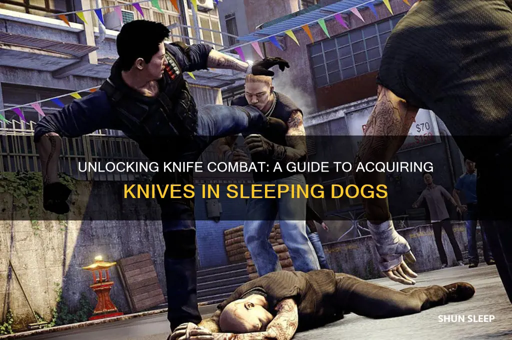 how to get a knife in sleeping dogs