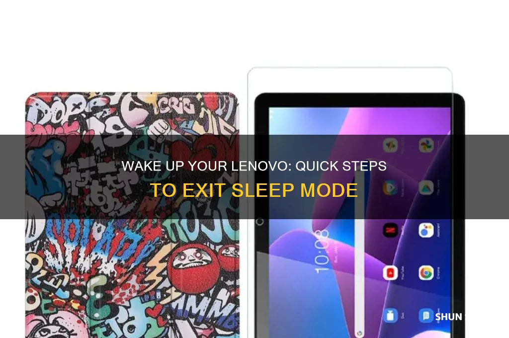 how to get a lenovo out of sleep mode