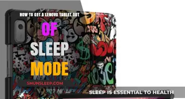 Wake Up Your Lenovo Tablet: Quick Fix for Sleep Mode Issues