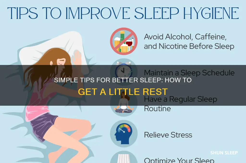 how to get a little to sleep