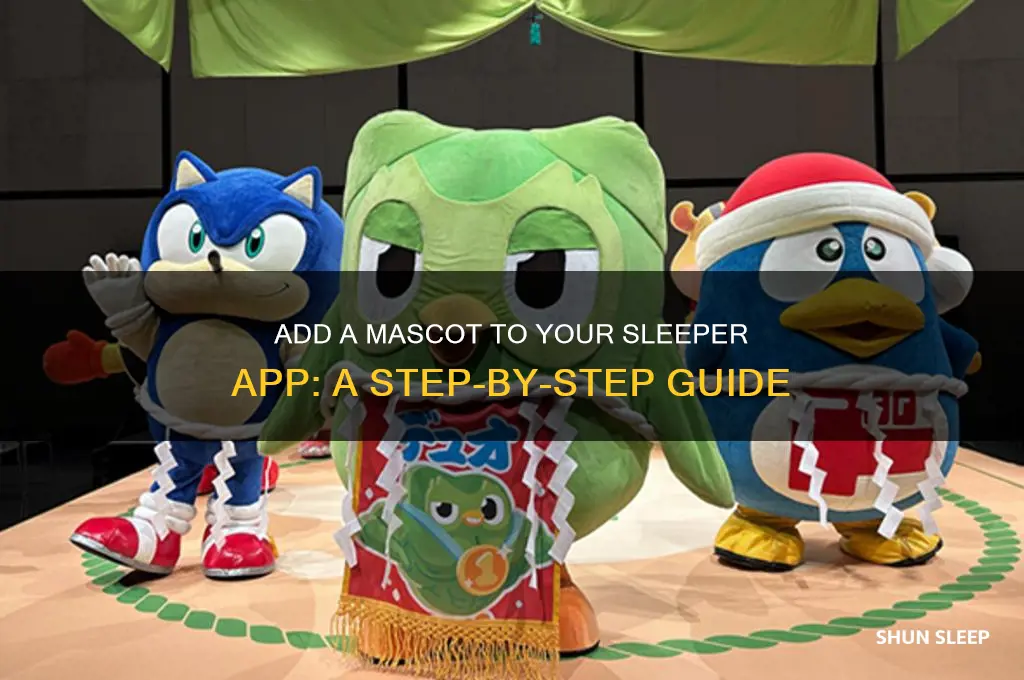 how to get a mascot on the sleeper app