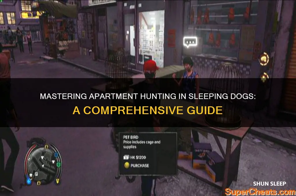 how to get a new apartment in sleeping dogs