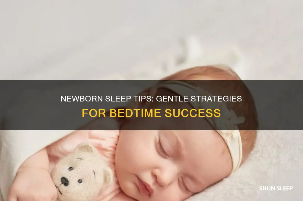 how to get a newborn to sleep in their bed