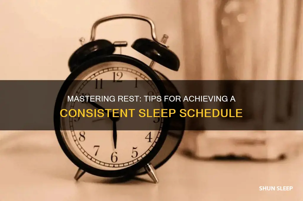 how to get a normal sleeping schedual
