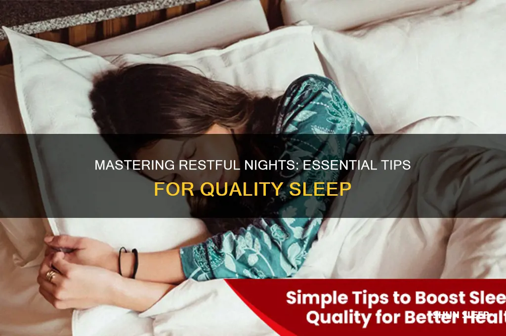 how to get a quality sleep