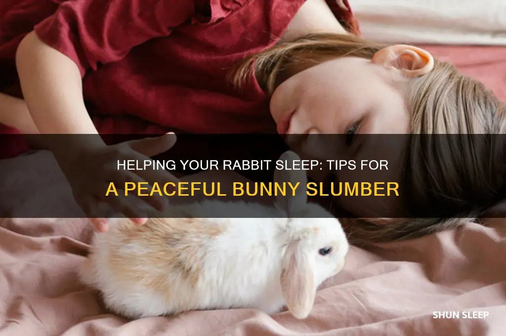 how to get a rabbit to sleep