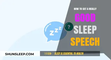 Mastering Rest: Essential Tips for Delivering a Powerful Sleep Speech