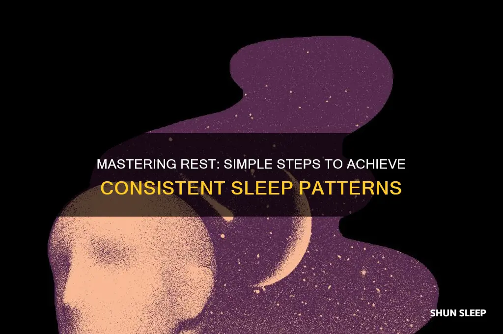 how to get a regular sleep pattern