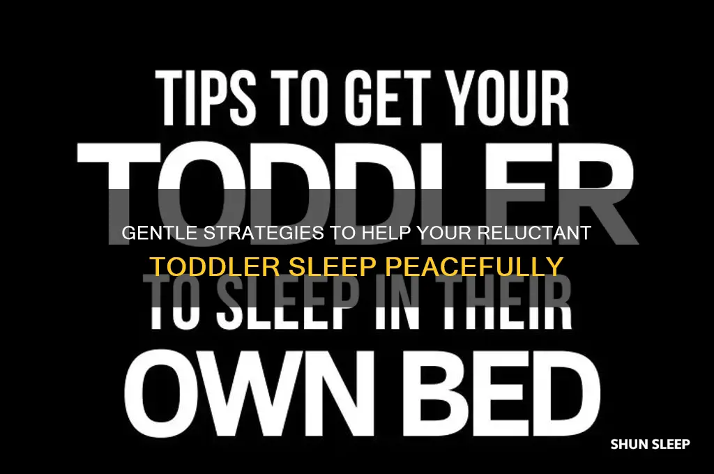 how to get a reluctant toddler to sleep